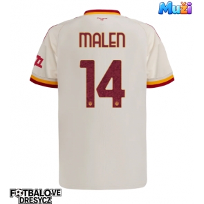 AS Roma Donyell Malen #14 Venkovní Dres 2026-27 Krátký Rukáv